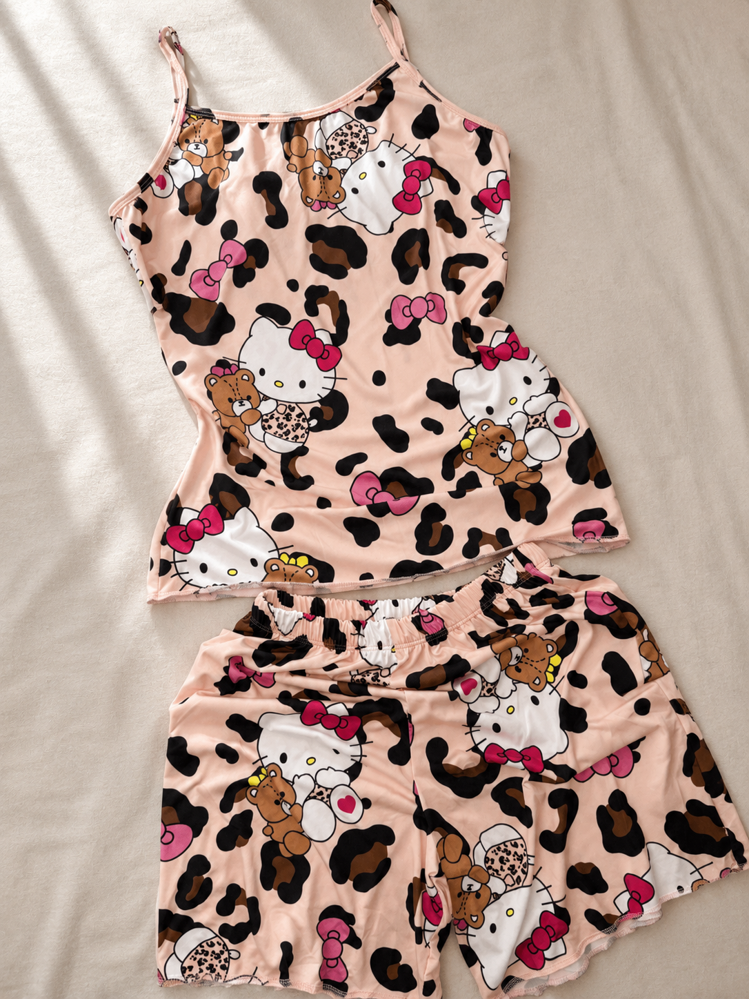 تاپ و شلوار کیتی پلنگی