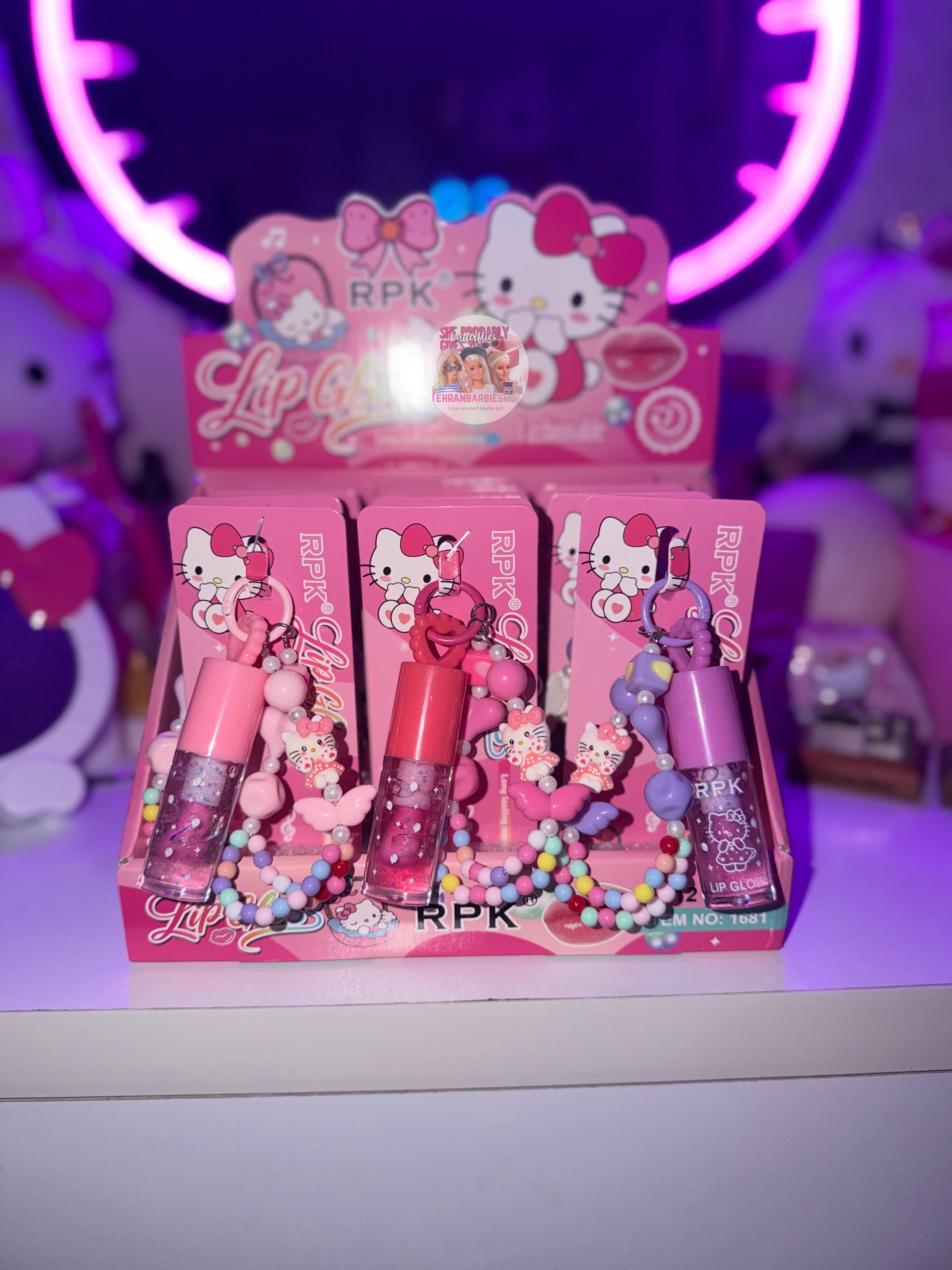 چارم لیپ گلاس کیتی🎀
